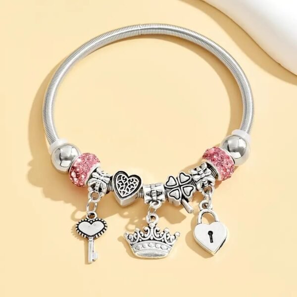 Ladies' spring bracelet, fashionable and creative DIY pendant, ladies' hand chain, men and women's beaded wristband - Image 5